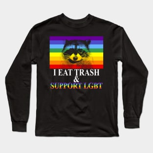 Raccoon LGBT Long Sleeve T-Shirt